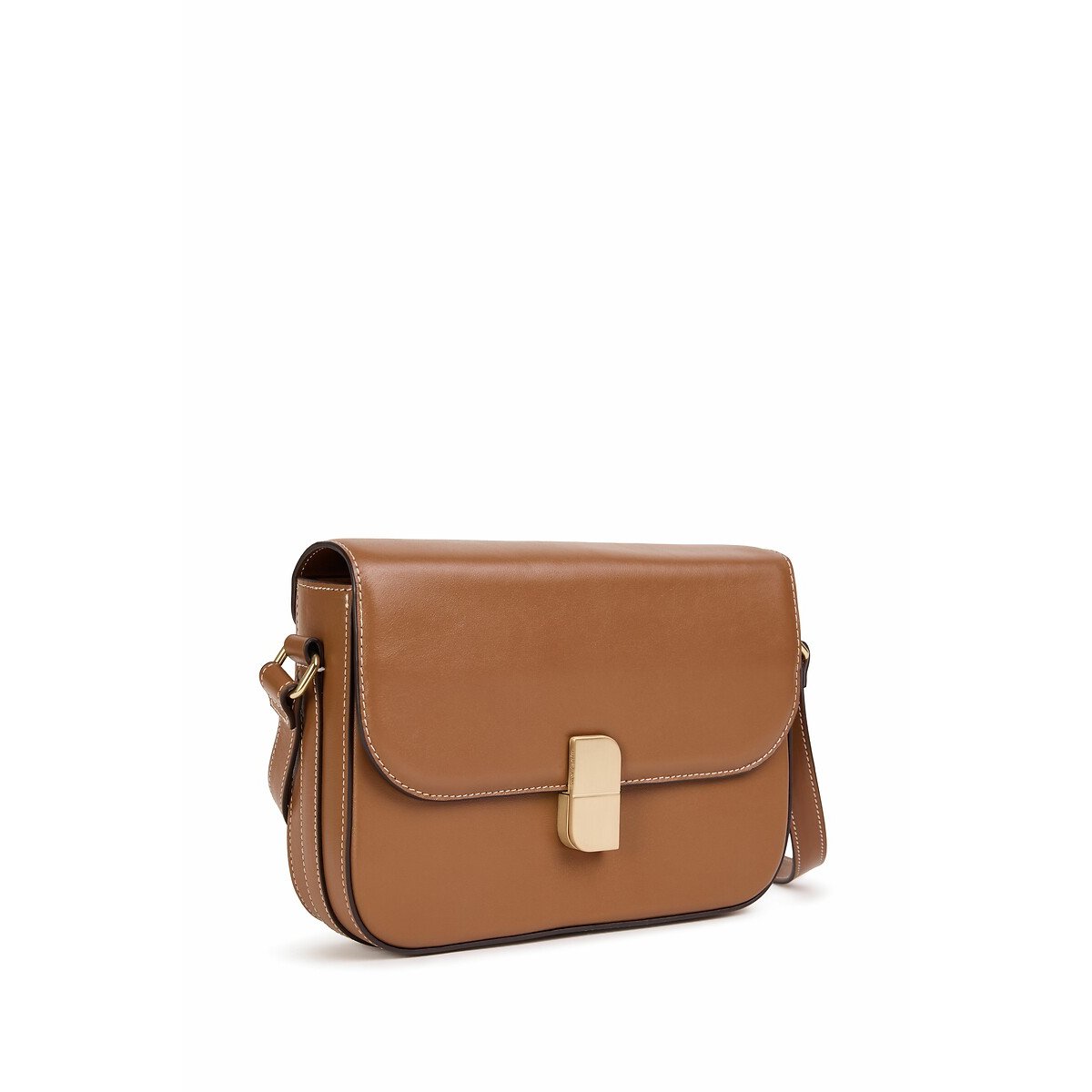 Borsa a tracolla in pelle ALICE M nocciola, NAT & NIN