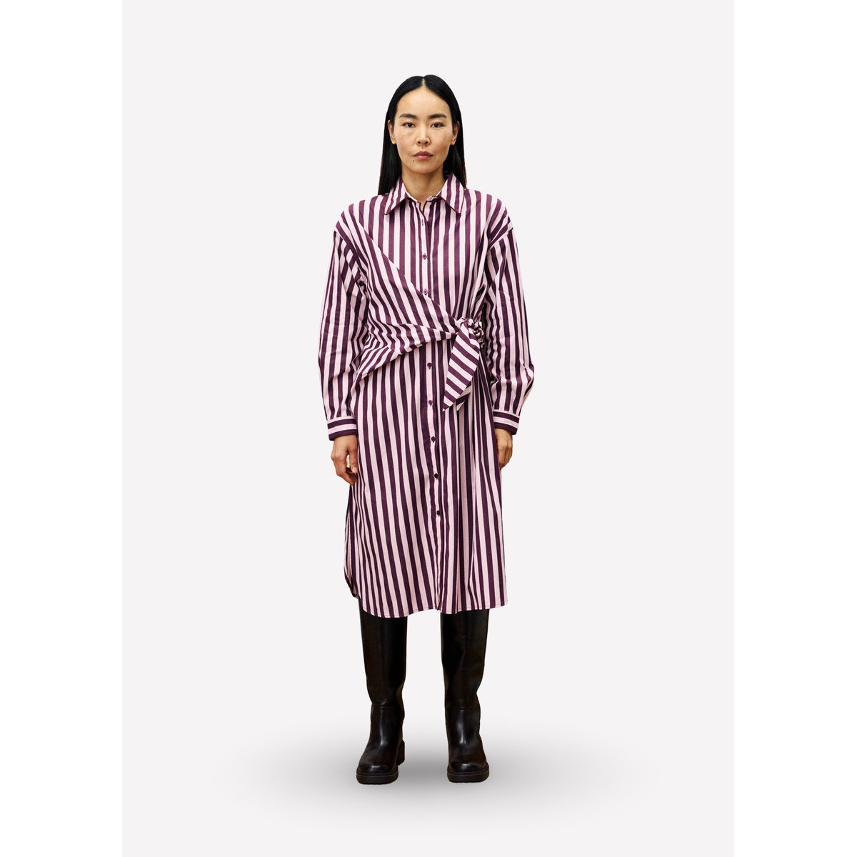Robe longue AUDRY rose, FRNCH