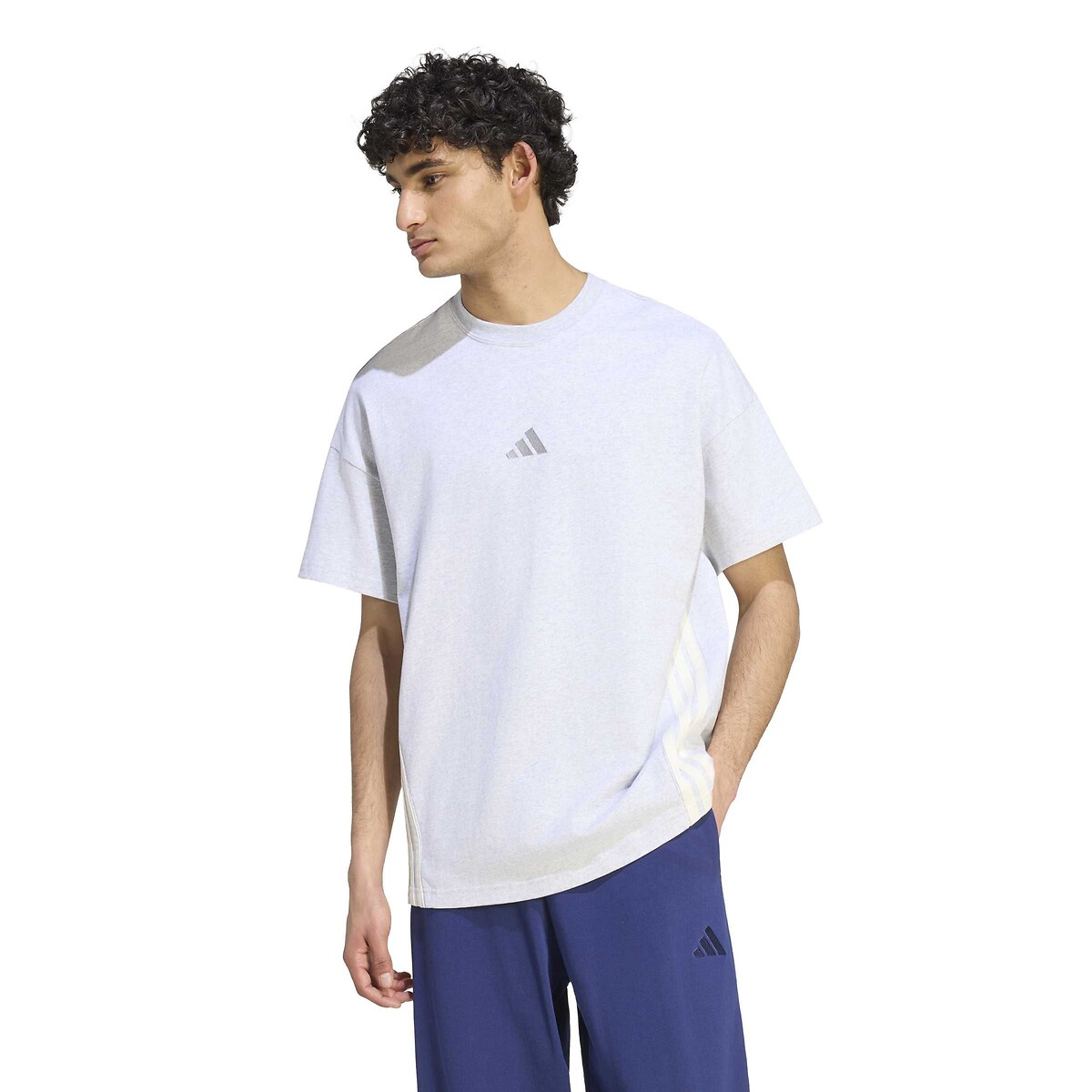 T-shirt manches courtes, FUTURE ICONS gris clair chiné, ADIDAS SPORTSWEAR