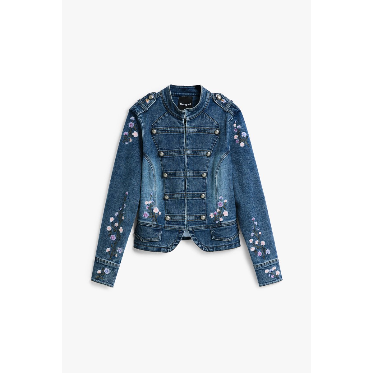 Veste brodée M C Lacroix bleu clair, DESIGUAL