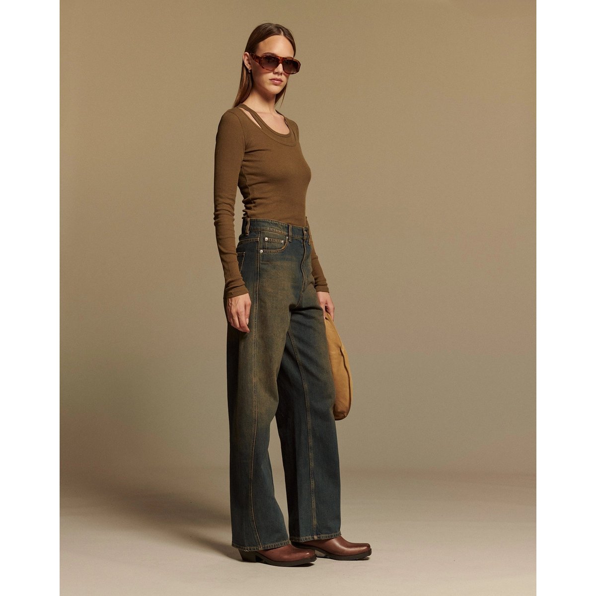 JEANS LARGE TAILLE MOYENNE DENIM CONFORT overdosed (vb 70), LABDIP