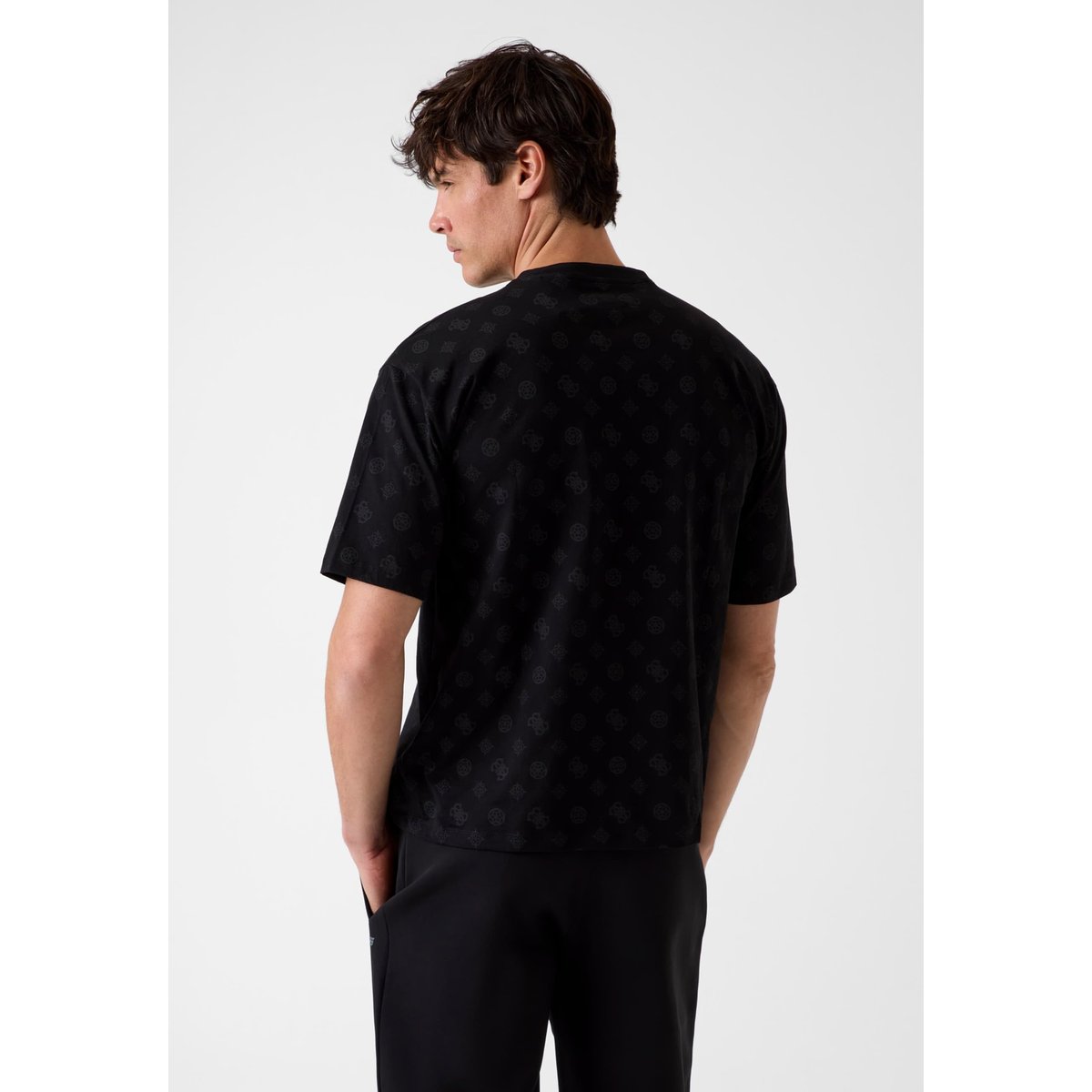 T-Shirt Logo noir, GUESS