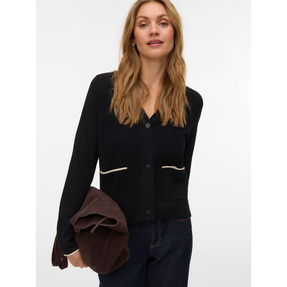 Cardigan black, VERO MODA