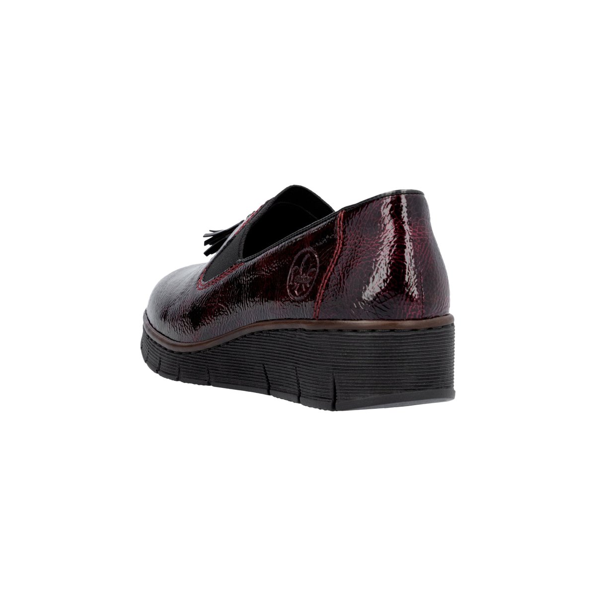 Mocassin à Enfiler Softlack rouge, RIEKER