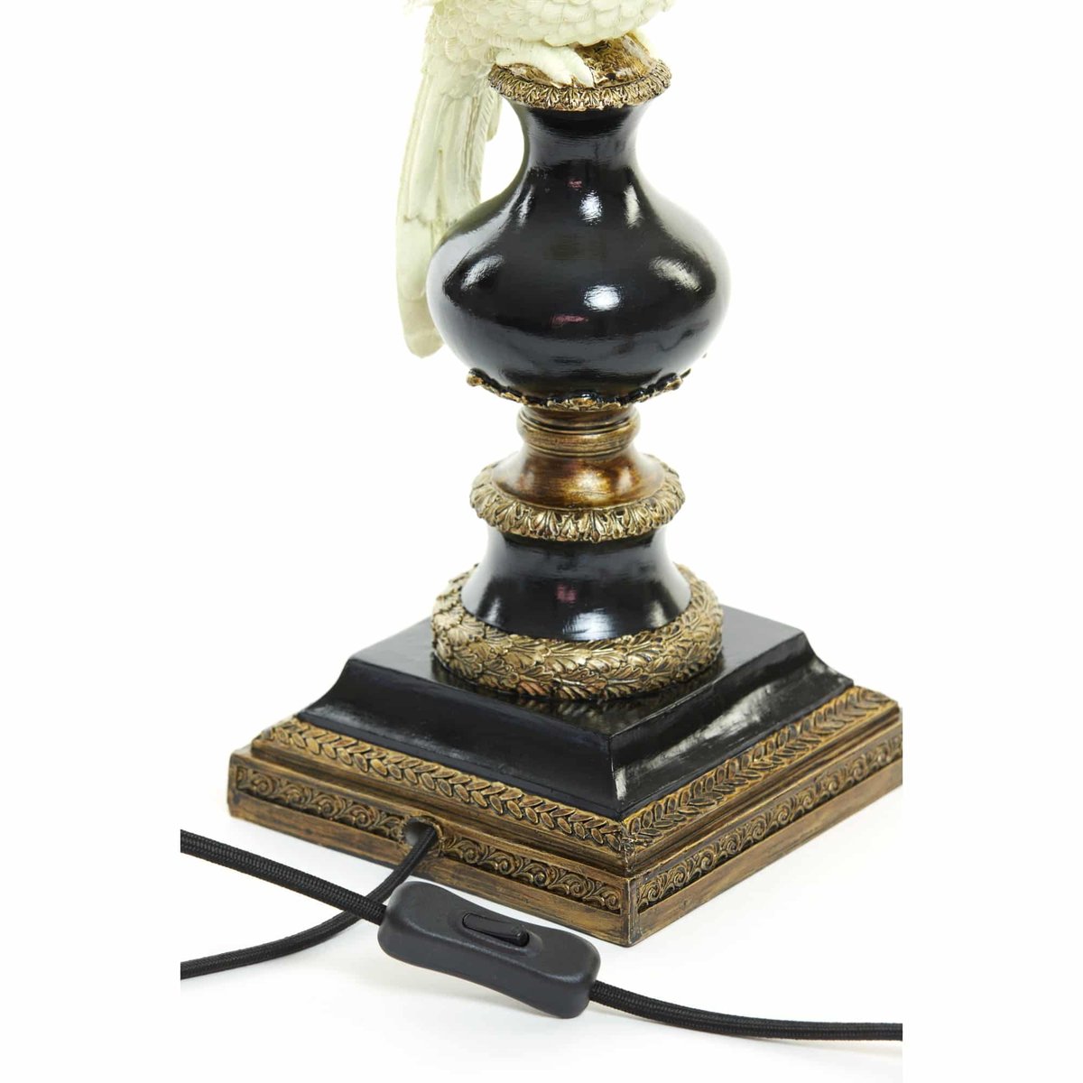 Socle De La Lampe Synthétique-Plastique NYASA bronze antique, LIGHT & LIVING