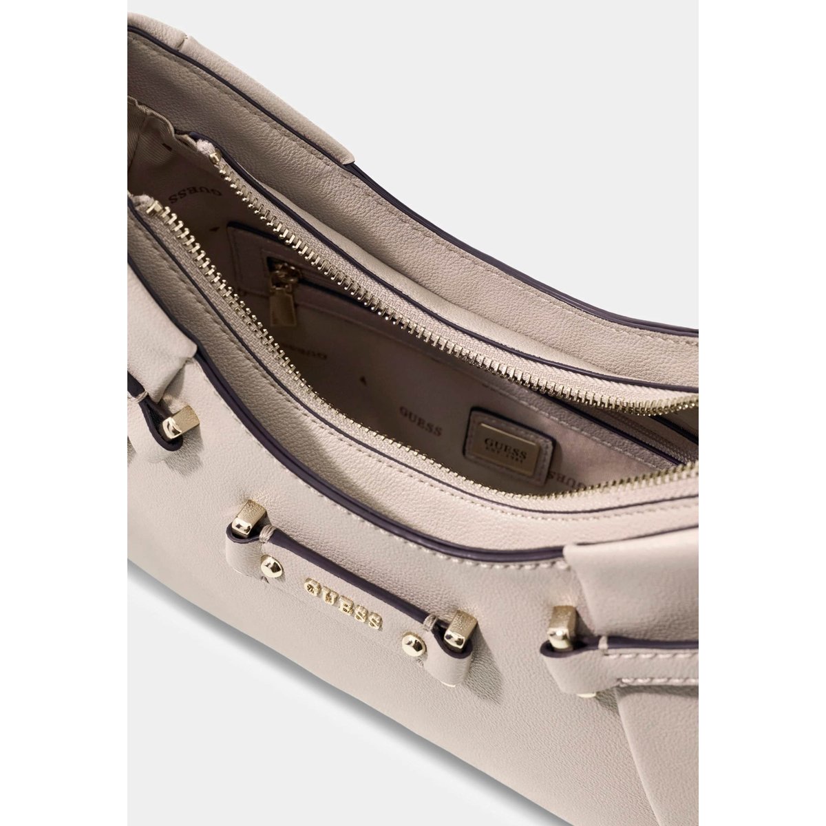 Sac Bandoulière Dorothy crème, GUESS