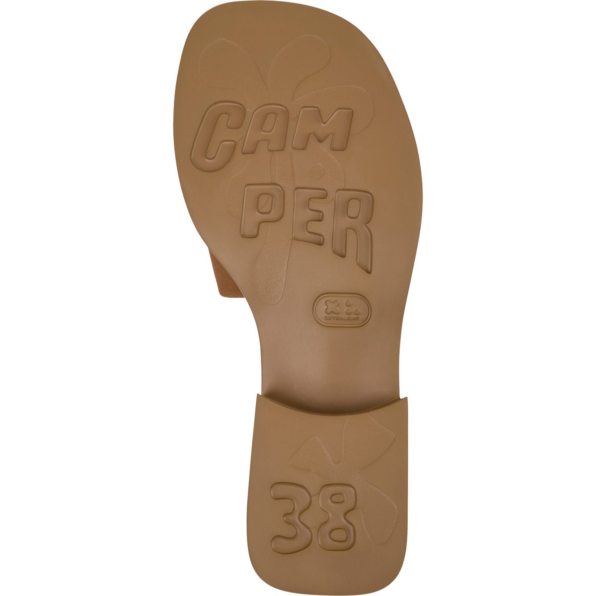 Sandales Cuir daim DANA marron moyen, CAMPER