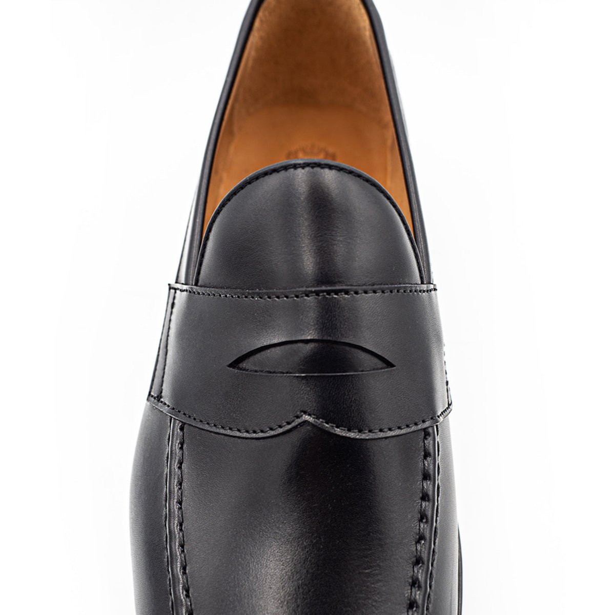 Mocassin cuir LINCOLN noir, FINSBURY