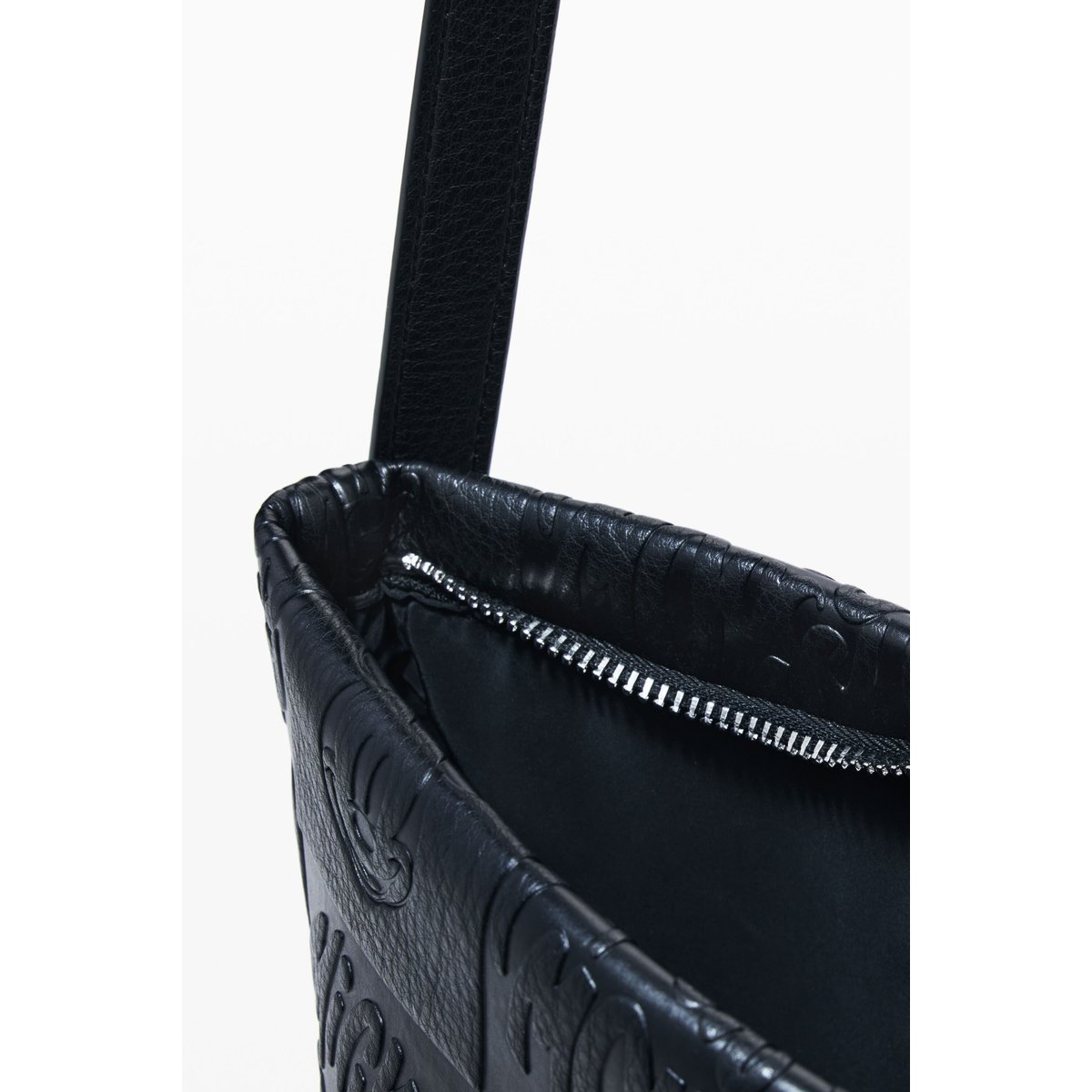 Sac à rabat effet cuir Mickey™ moyen noir, DESIGUAL