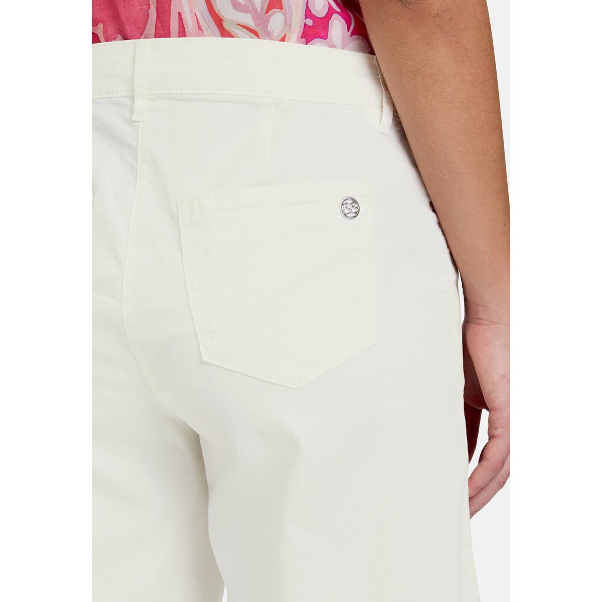 Pantalon d'été à poches extérieures blanc, BETTY BARCLAY
