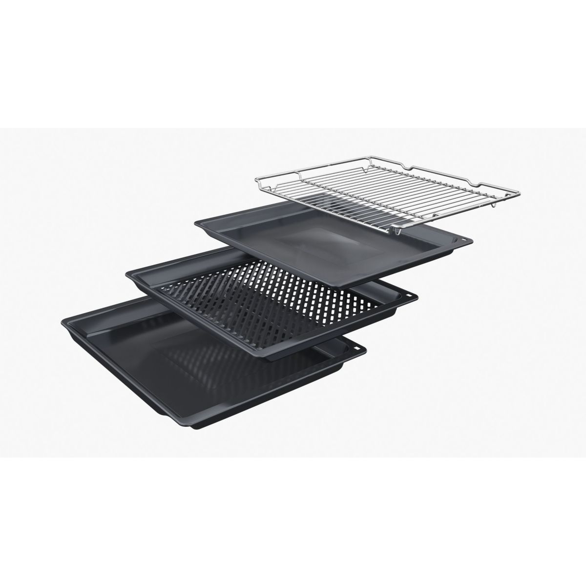 Four encastrable HB772G2B1S iQ700 - Pyrolyse ActiveClean, Sonde de Cuisson Multipoint, Ecran TFT couleur unique, SIEMENS