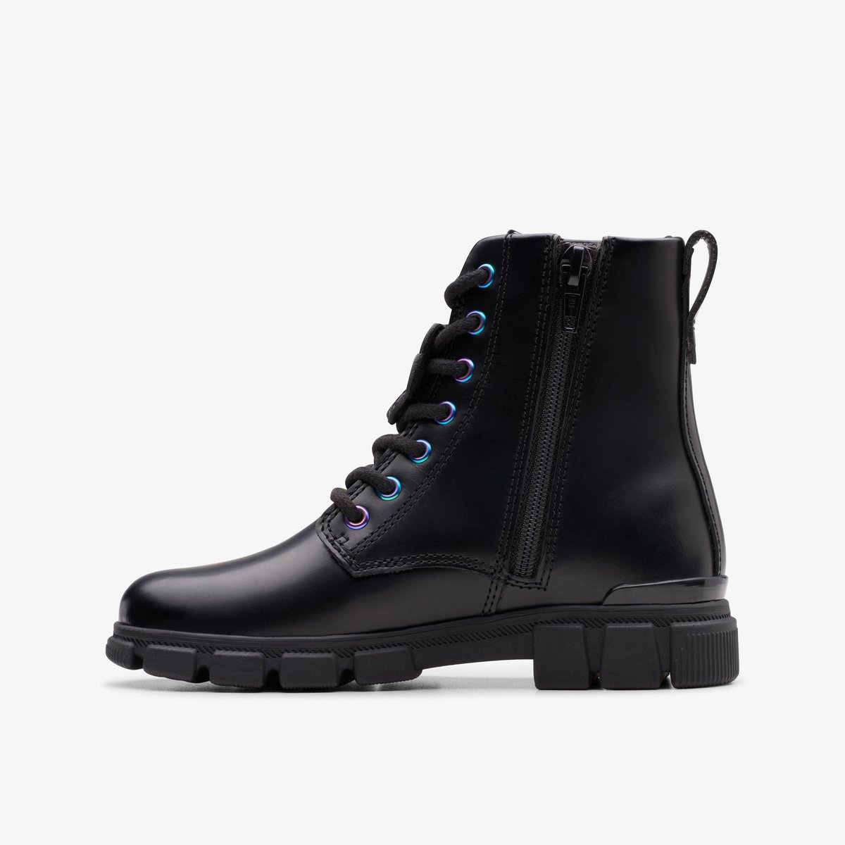 Boots Cuir EVYN TOP K noir, CLARKS