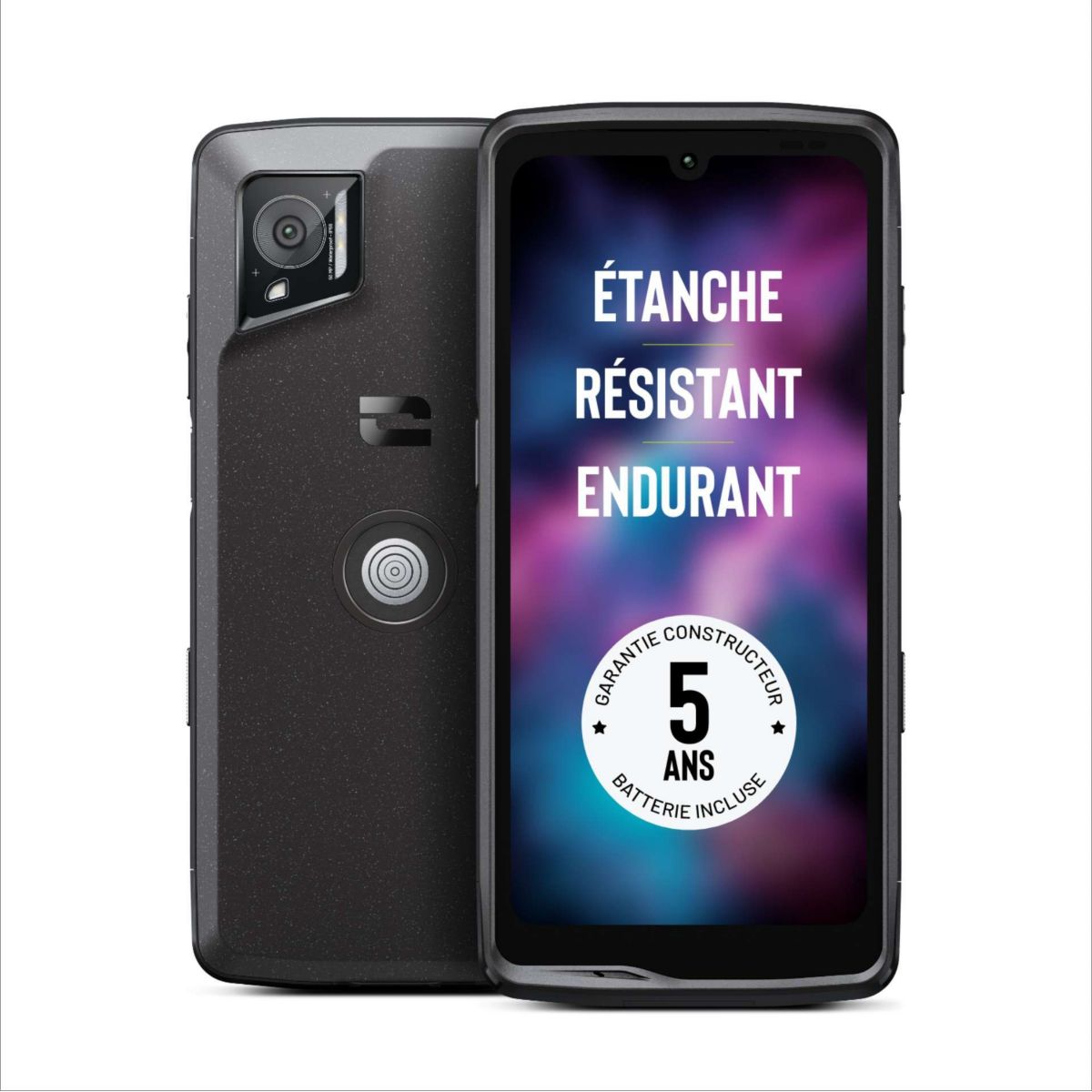 Smartphone Stellar M6 5G 128Go Noir couleur unique, CROSSCALL