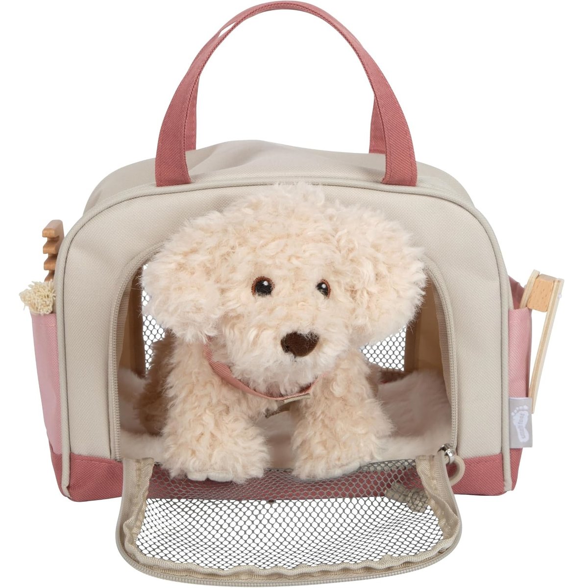 Chien avec sac et kit de soins rose, SMALL FOOT COMPANY
