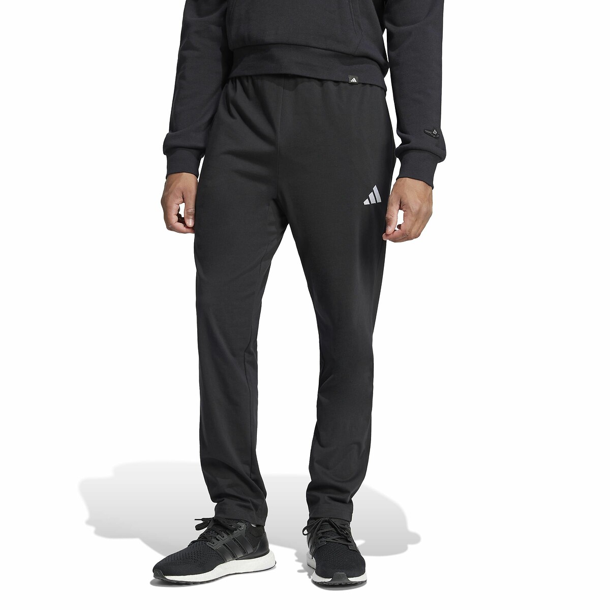Jersey-Hose mit kleinem Logo Essentials schwarz, ADIDAS SPORTSWEAR