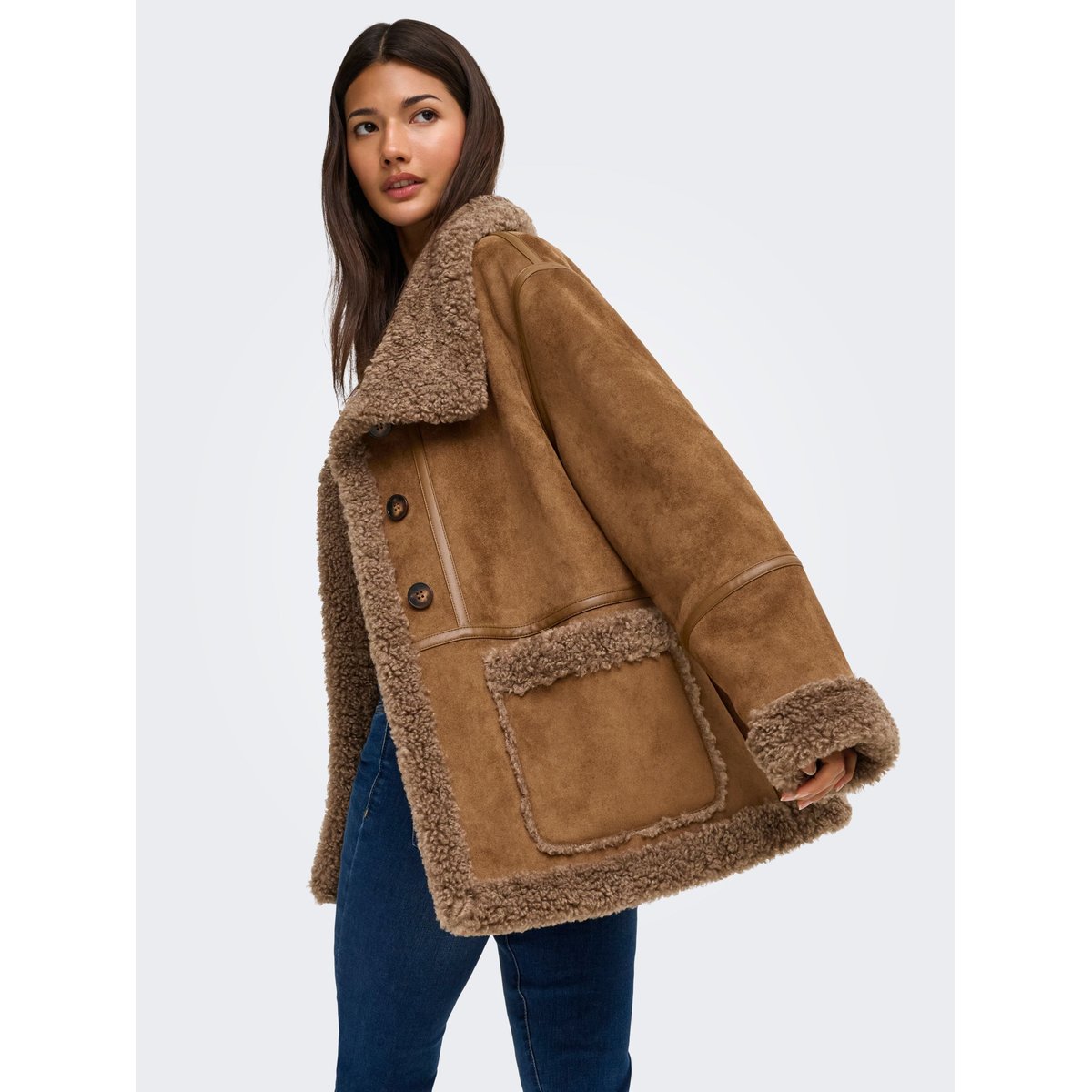 Veste marron - otter 1, ONLY