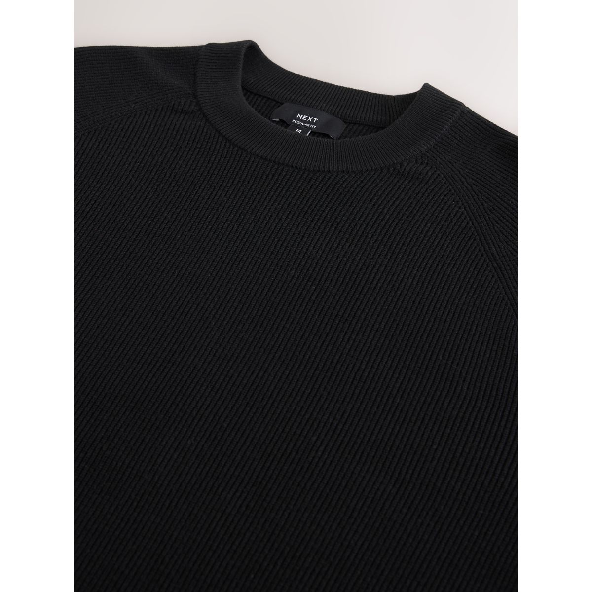 Pull en maille texturée essential noir, NEXT