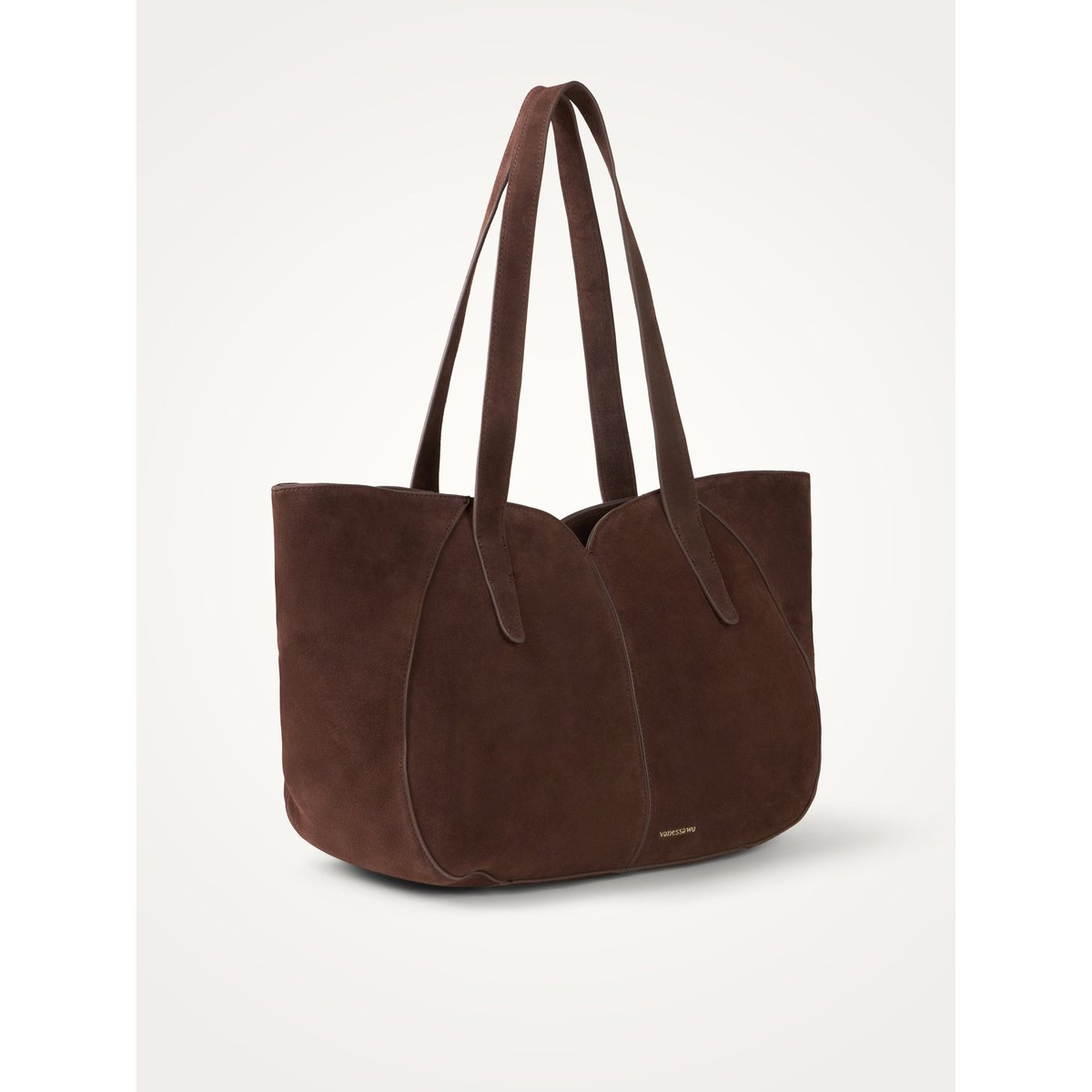 Sac cabas avec anses et bandoulière Maxi ALTAÏ marron foncé, VANESSA WU