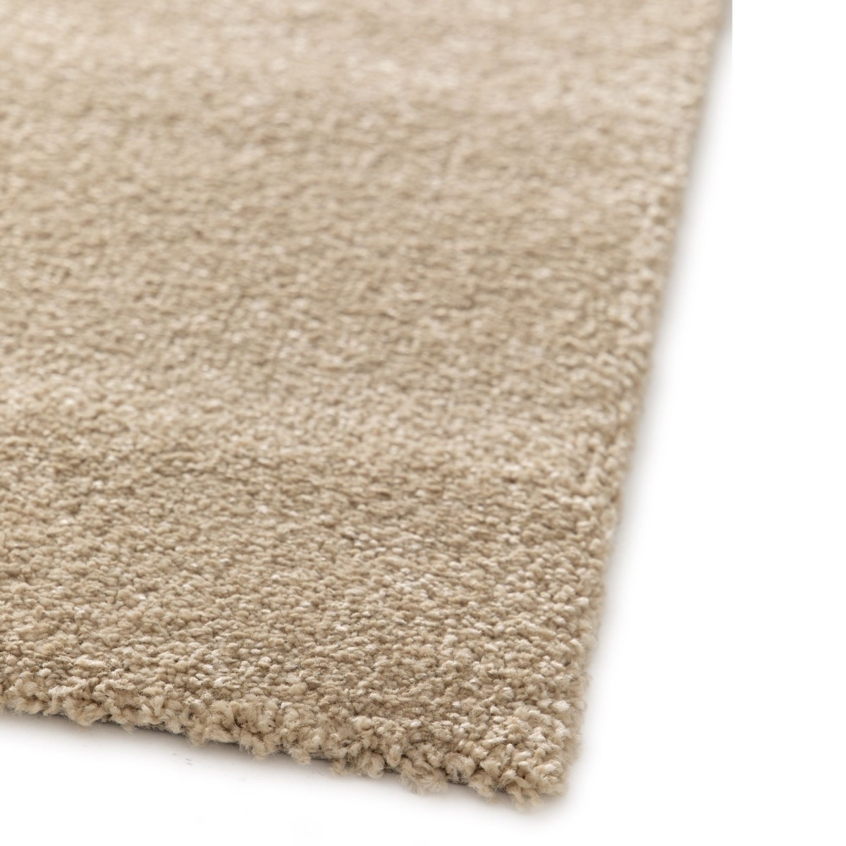 Tapis à reliefs doux à relief géométrique DESIGN beige, THE DECO FACTORY