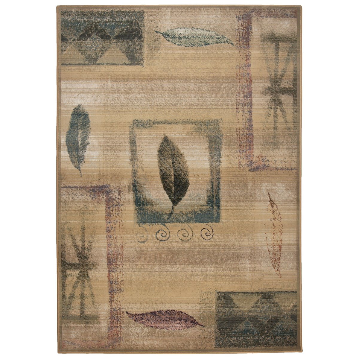 Tapis de salon - GABIRO beige, THEKO