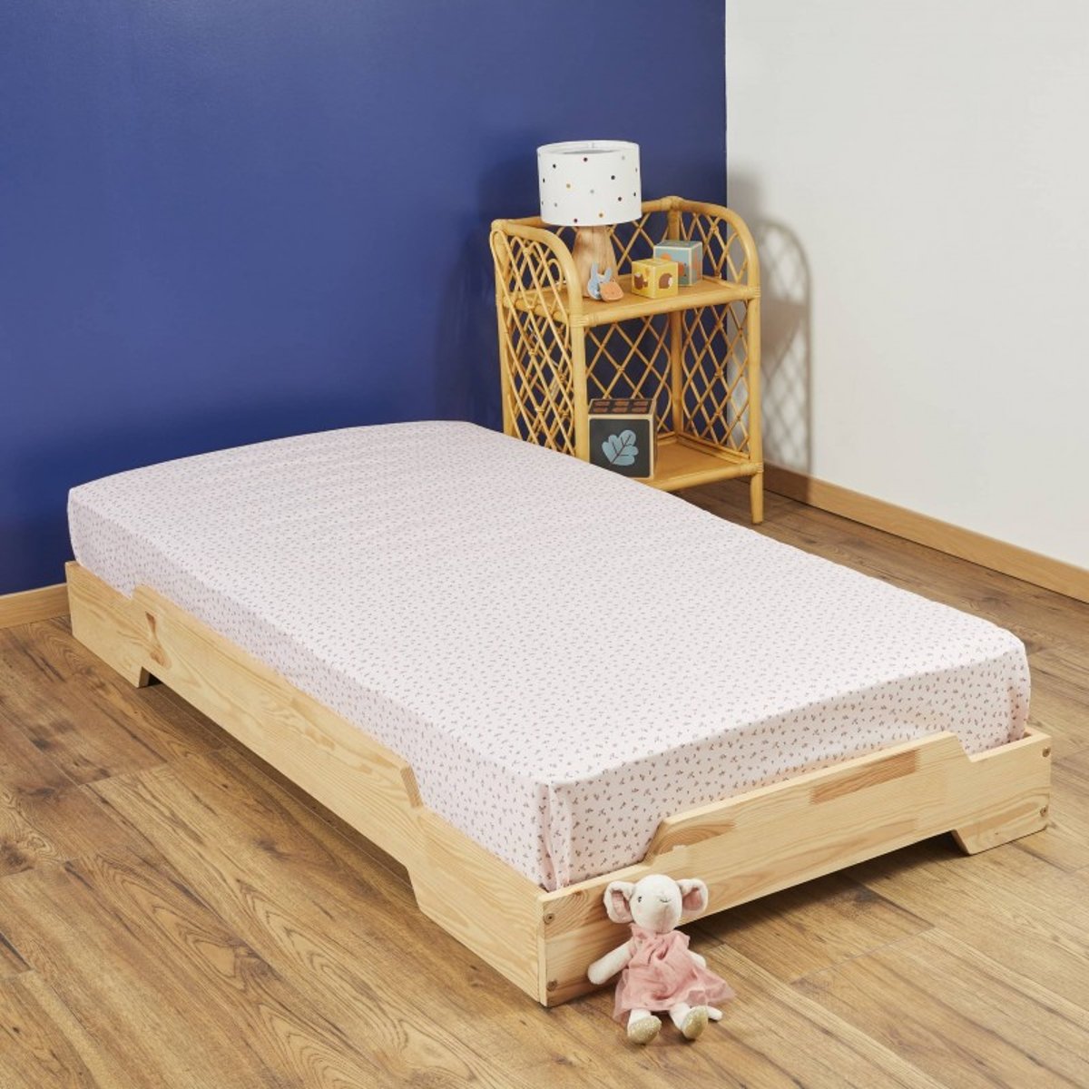 Drap housse Maya rose, LES MATELAS DE MORPHEE