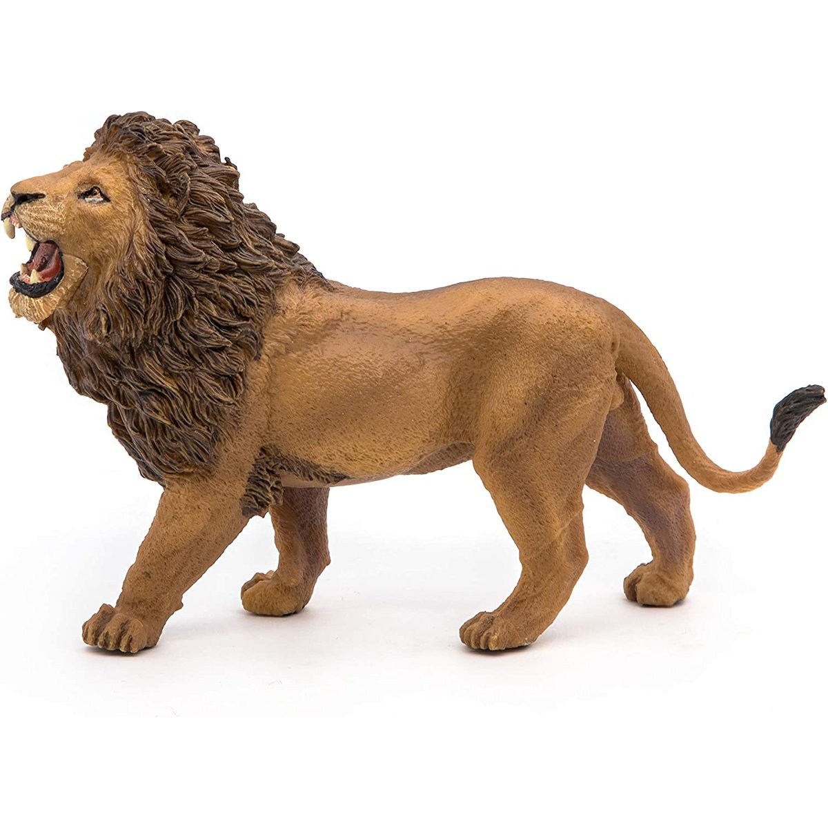 Figurine Lion rugissant marron, PAPO