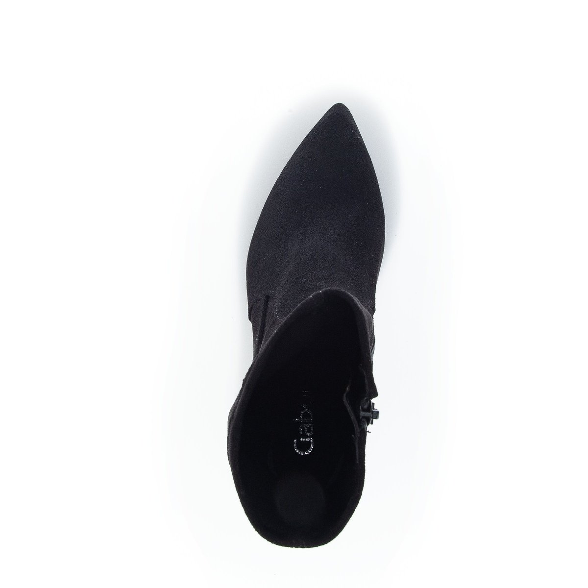 Bottines en textile à talon décroché noir, GABOR