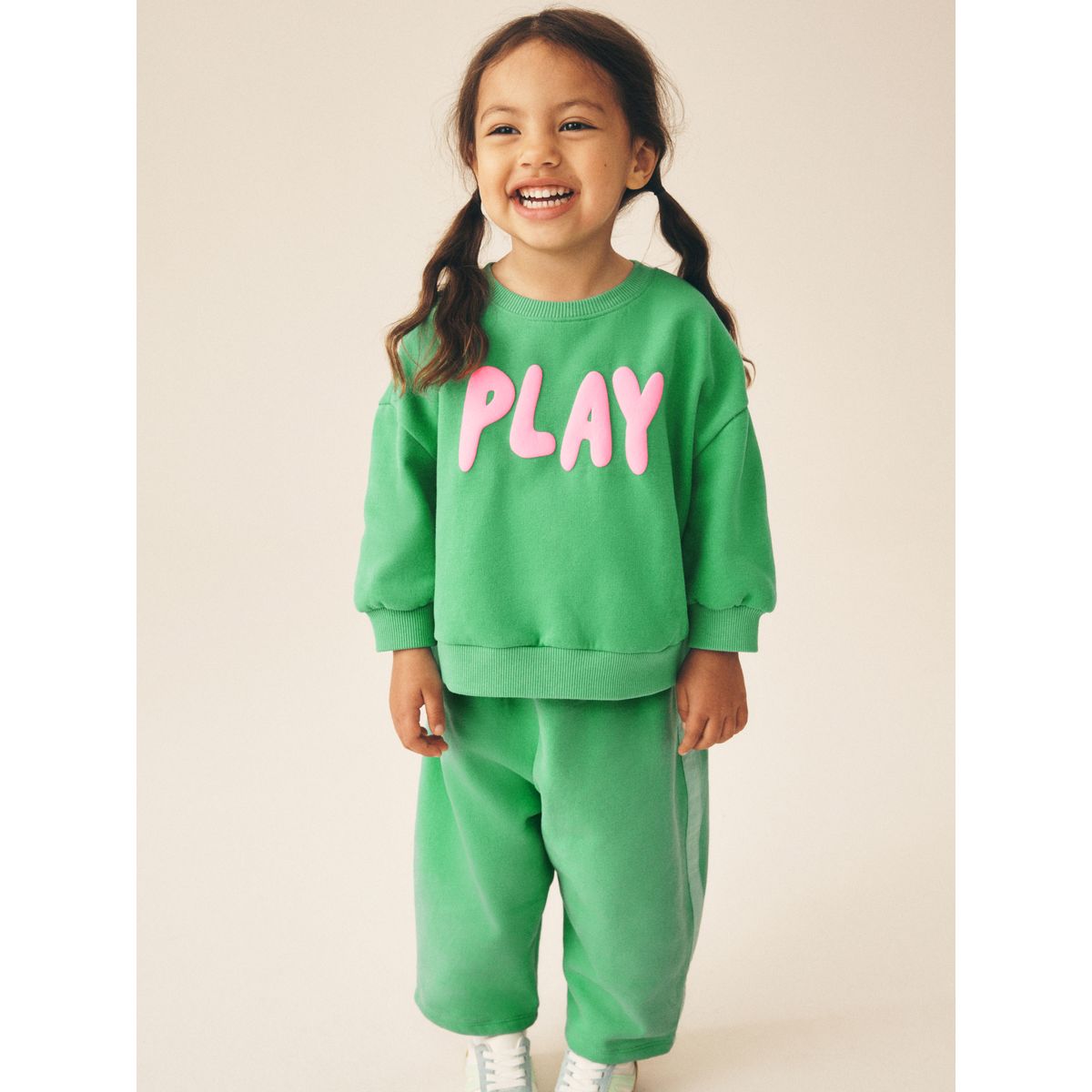 Ensemble sweat et pantalon bouffant green play, NEXT