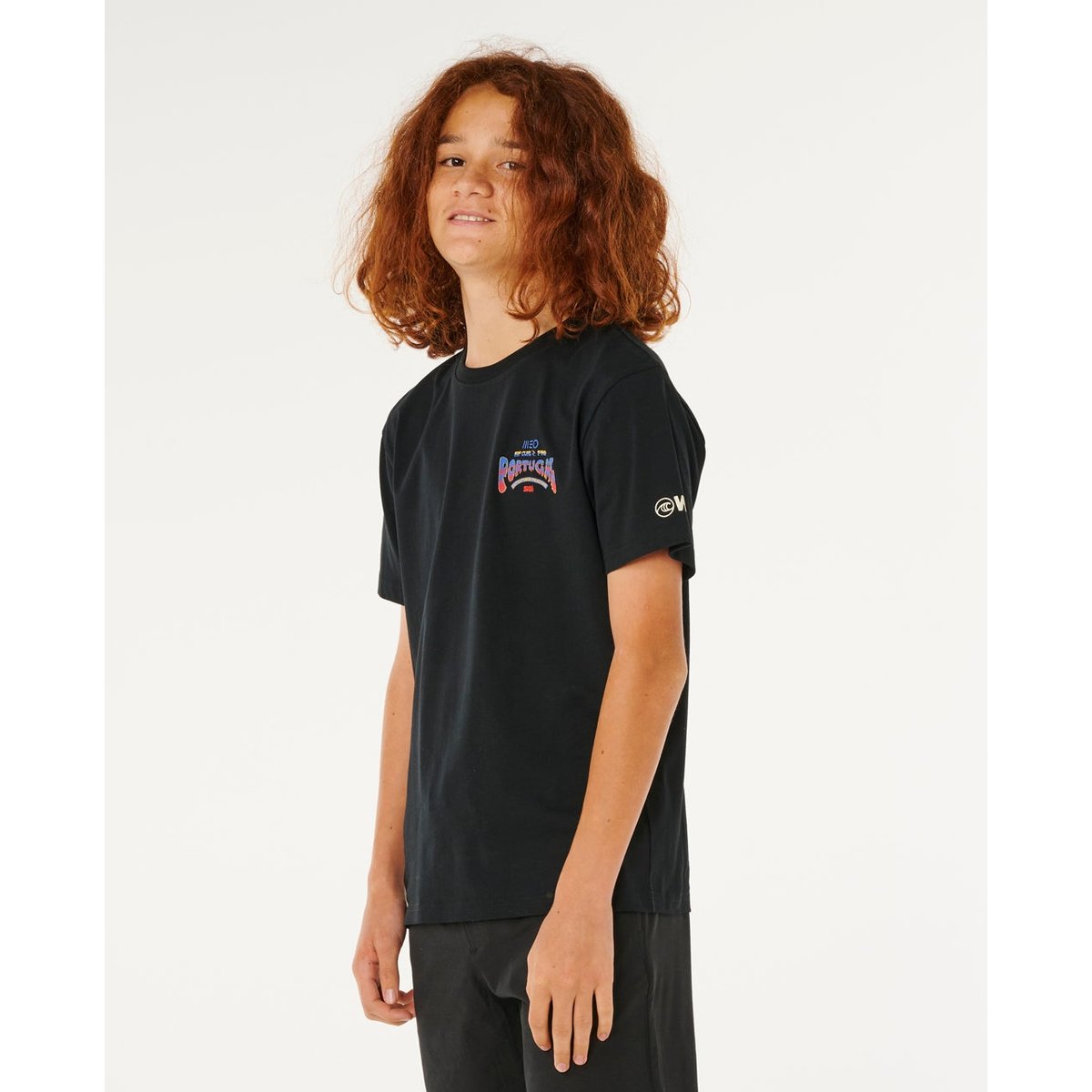 T-shirt enfant PRO PENICHE 26 black, RIP CURL