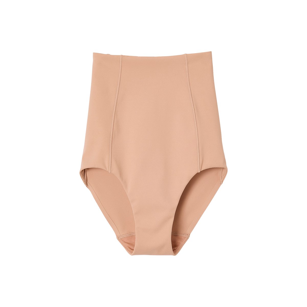 Culotte gainante post-maternité taille haute sans coutures beige, VERTBAUDET