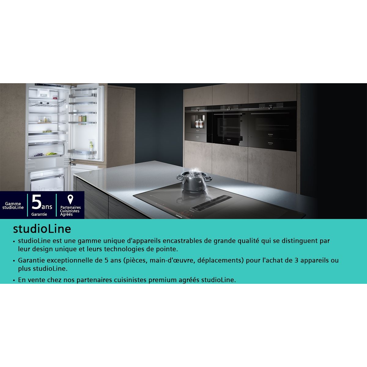 Micro ondes encastrable BF722L1B1 iQ700 noir, SIEMENS