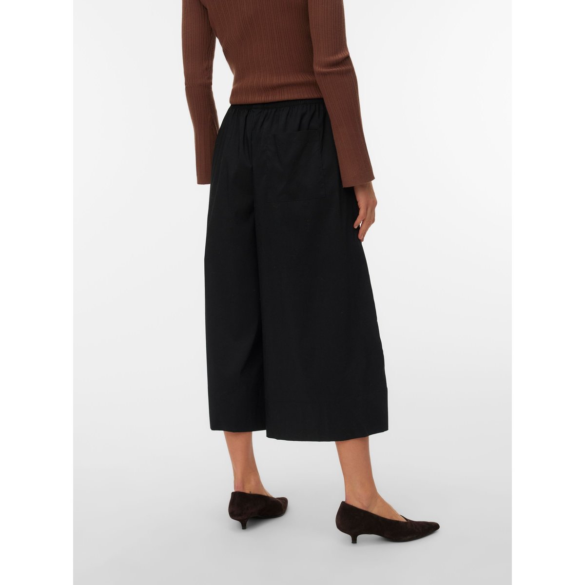 Pantalon À Jambe Large black 1, VERO MODA