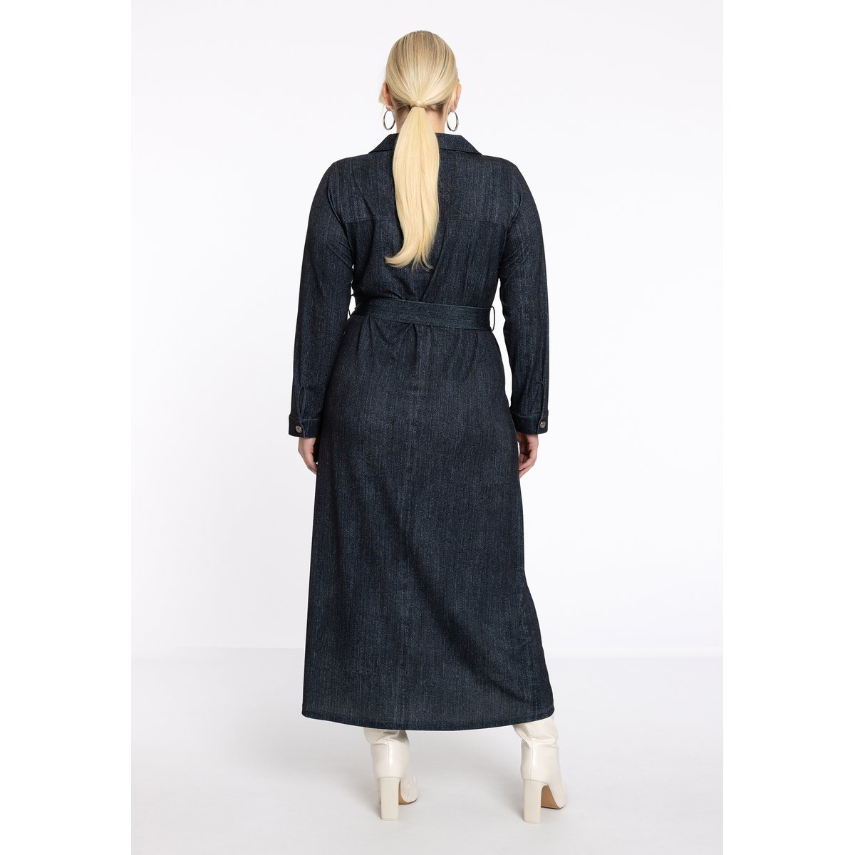 Robe avec manches longues noir, YOEK