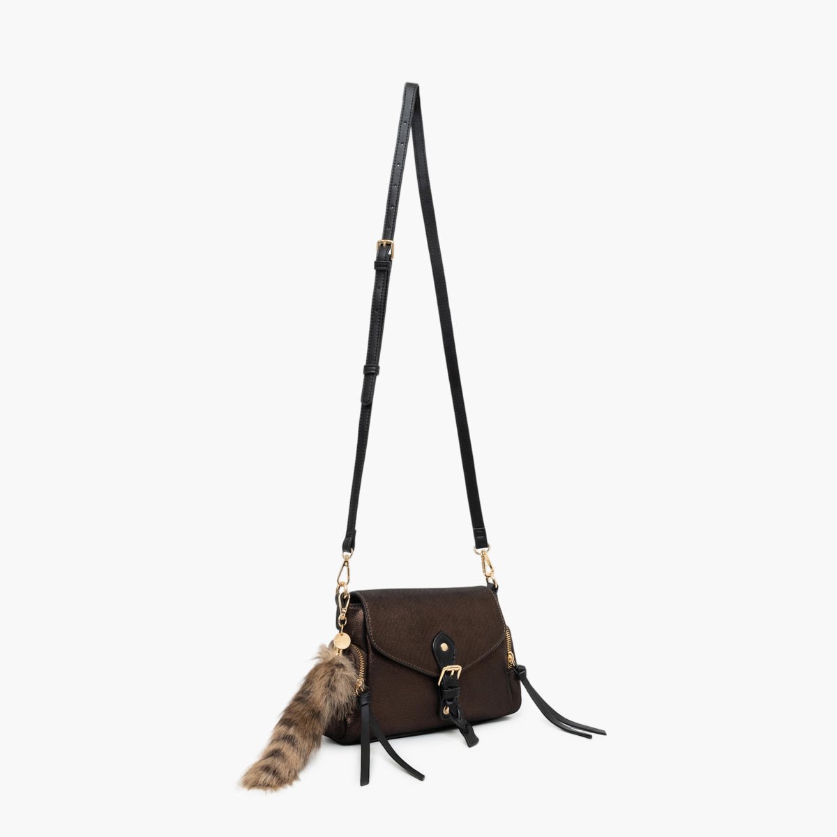 Petit sac porté épaule Tyler marron, LOLLIPOPS