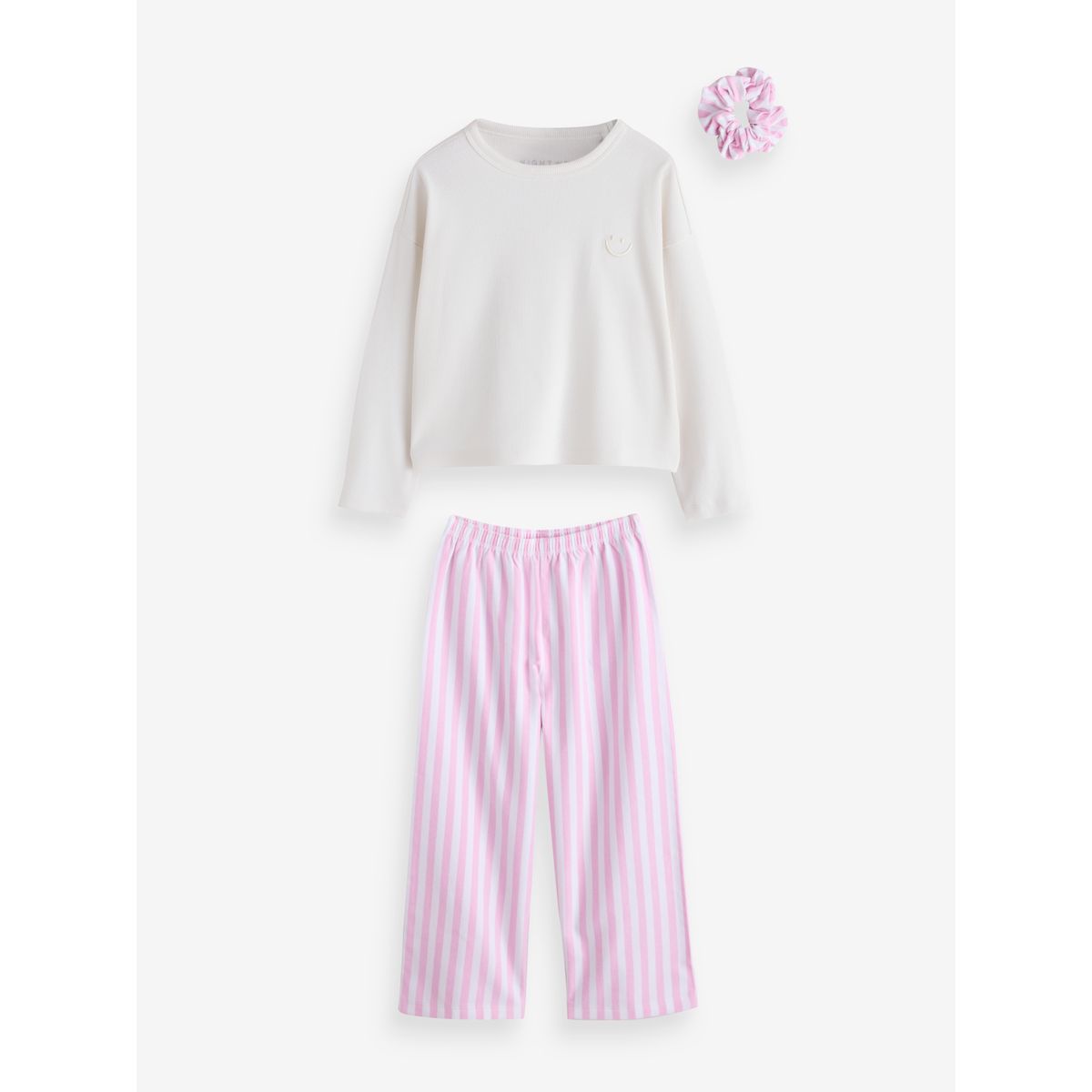 Pyjama large tissé, lot de 2 rose, NEXT