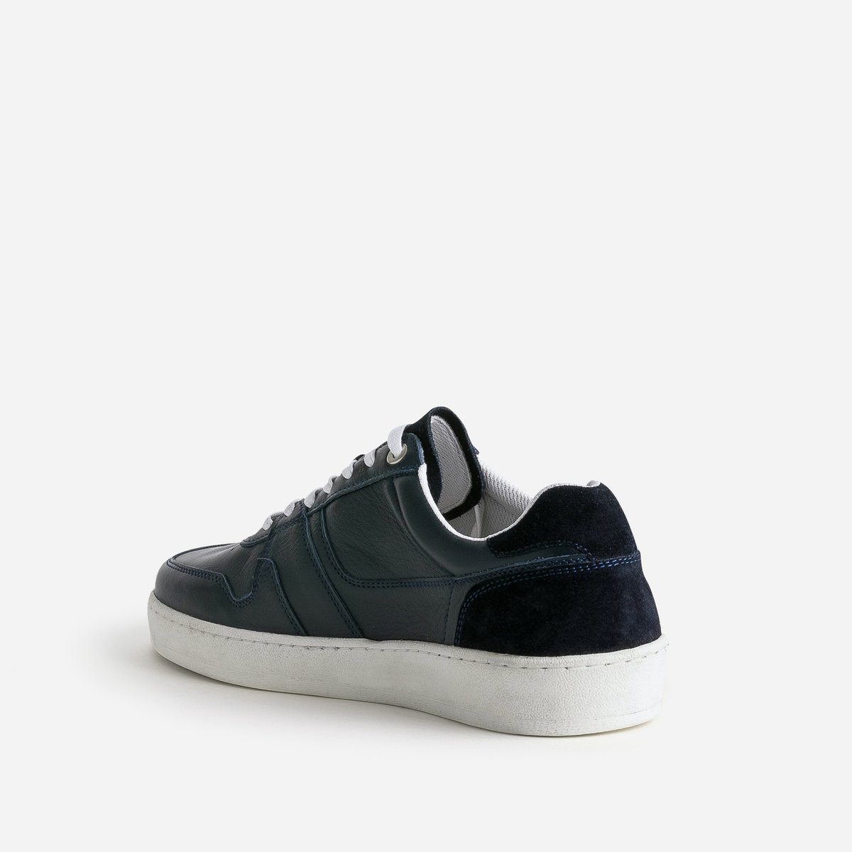 Basket en cuir PROSPER marine, ERAM