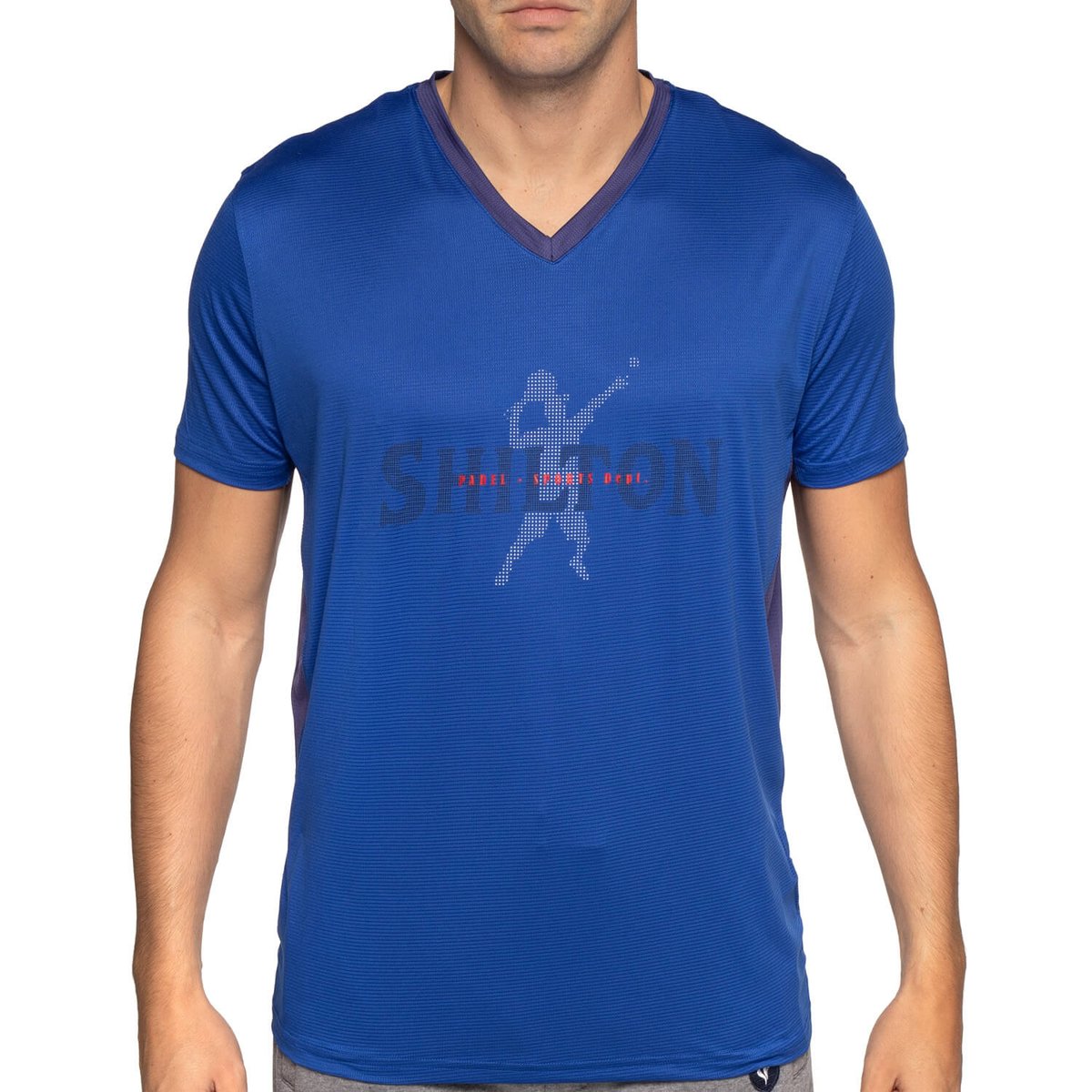 T-shirt padel PLAYERS blue, SHILTON