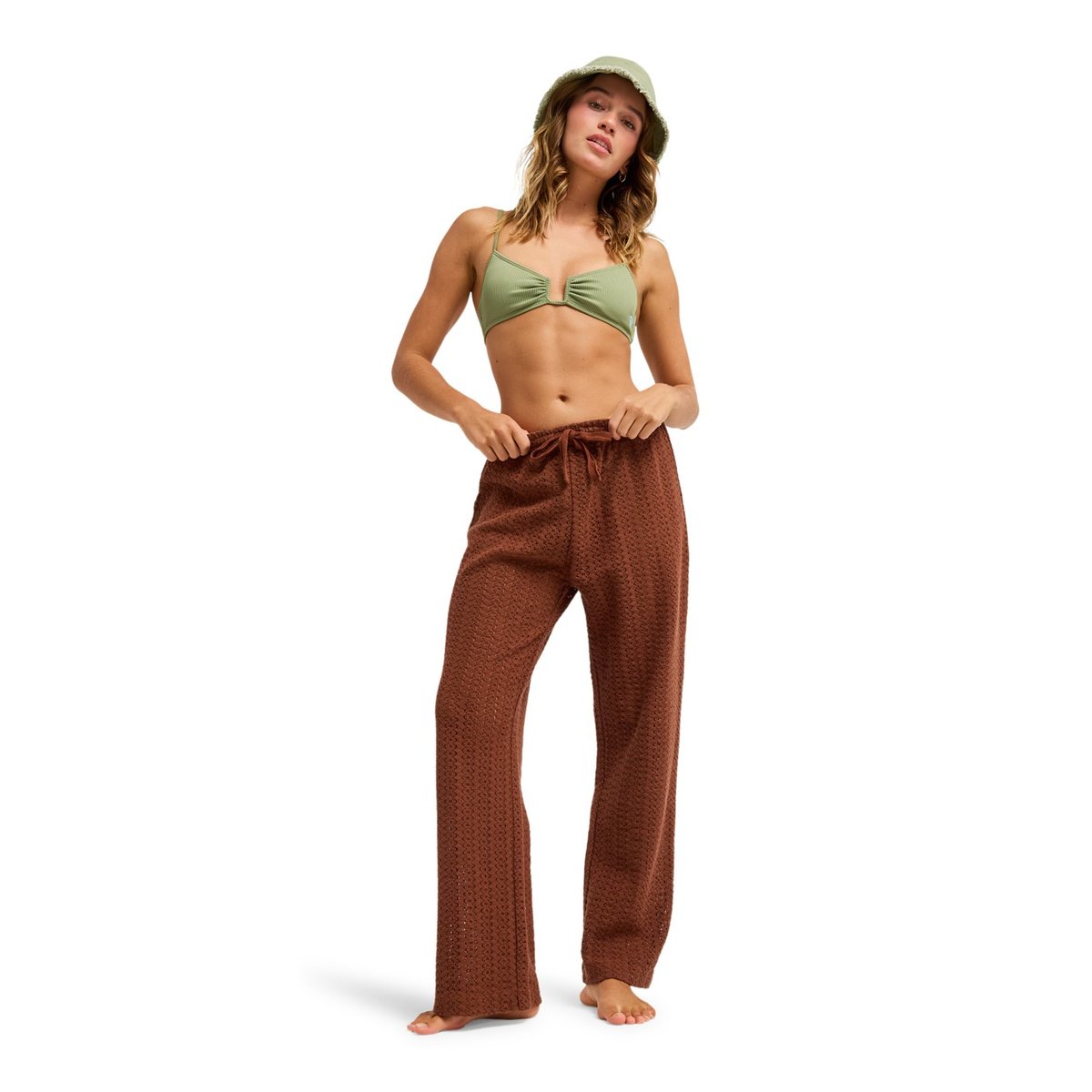 Pantalon léger MOOD MOVING. marron cappuccino, ROXY