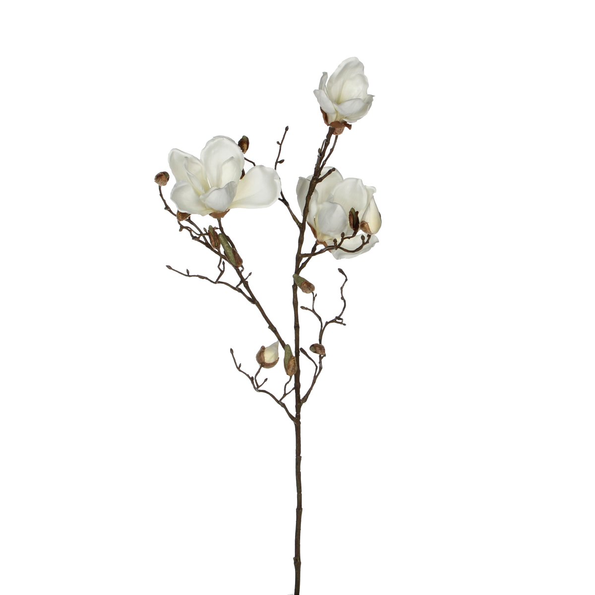 Fleur artificielle MAGNOLIA blanc, MICA DECORATIONS
