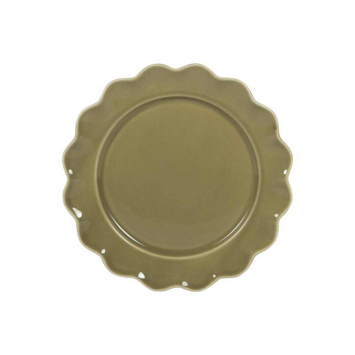 Assiette à dessert  Agra 21 cm (lot de 6) vert, TABLE PASSION