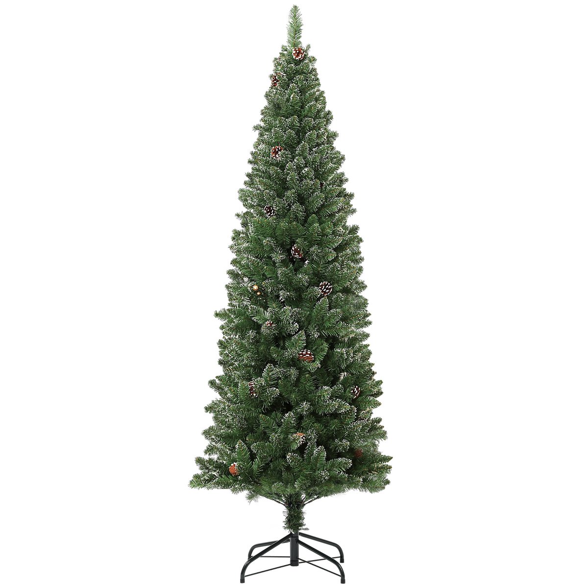 Sapin de Noël Plastique vert, HOMCOM