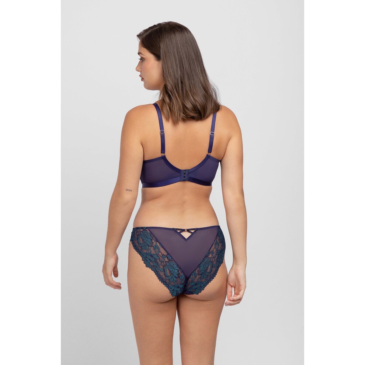 Brasiliana JEMMA TWO TONE LACE marine/verde, DORINA