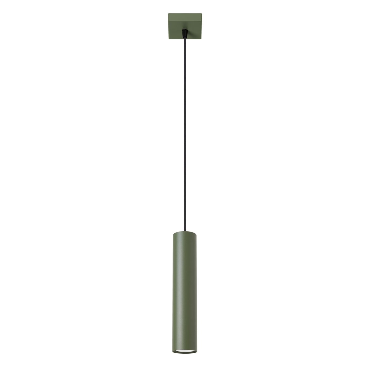 Suspension Acier Vert Olive GU10 1 Lagos vert, EDEN