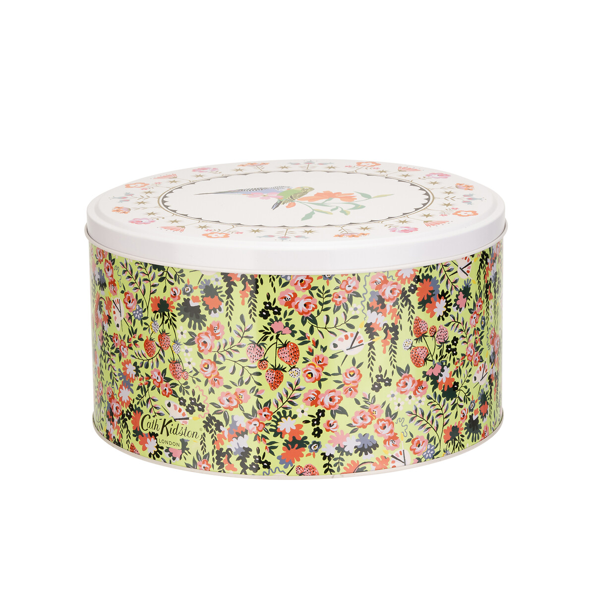 Set of 2 Painted Table Cake Tins multi-coloured, CATH KIDSTON