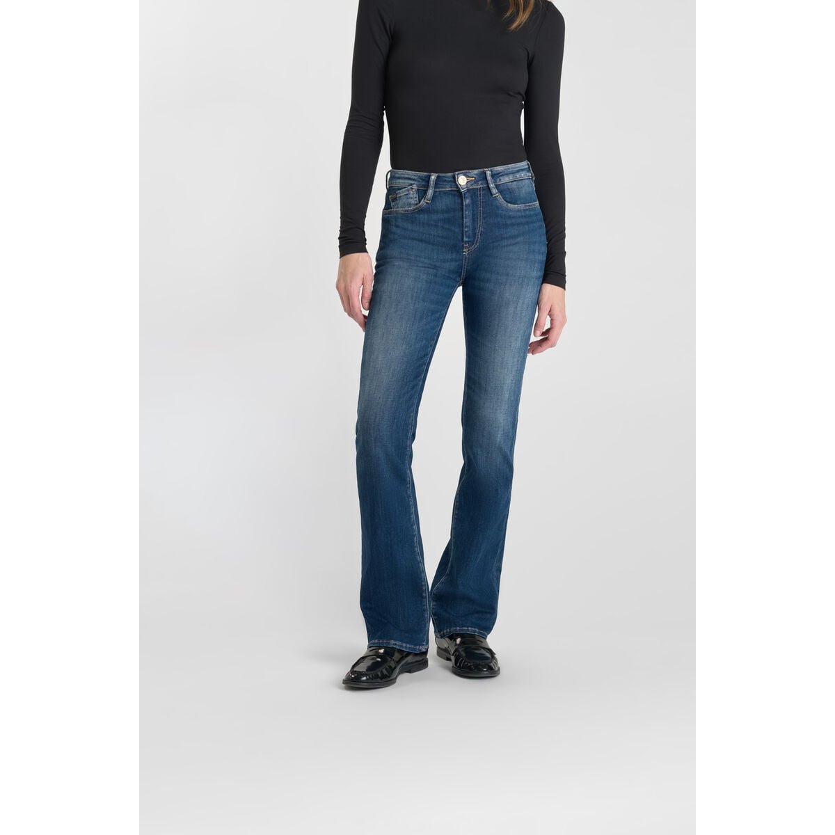 Jeans bootcut POWER bootcut, longueur 34 blue, LE TEMPS DES CERISES