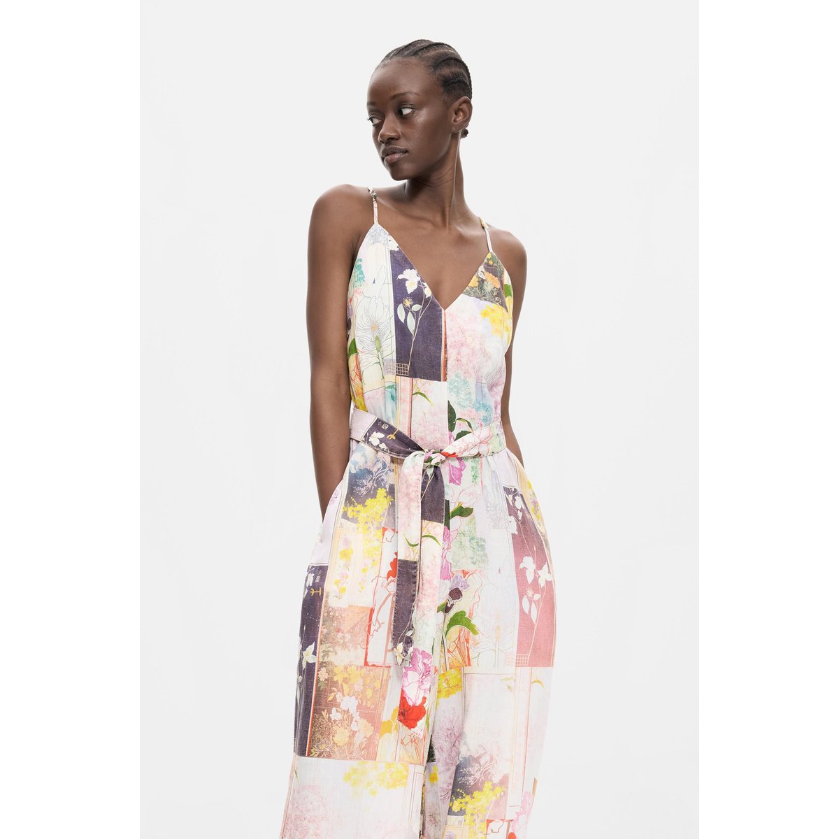 Combinaison longue imprimée noir, DESIGUAL