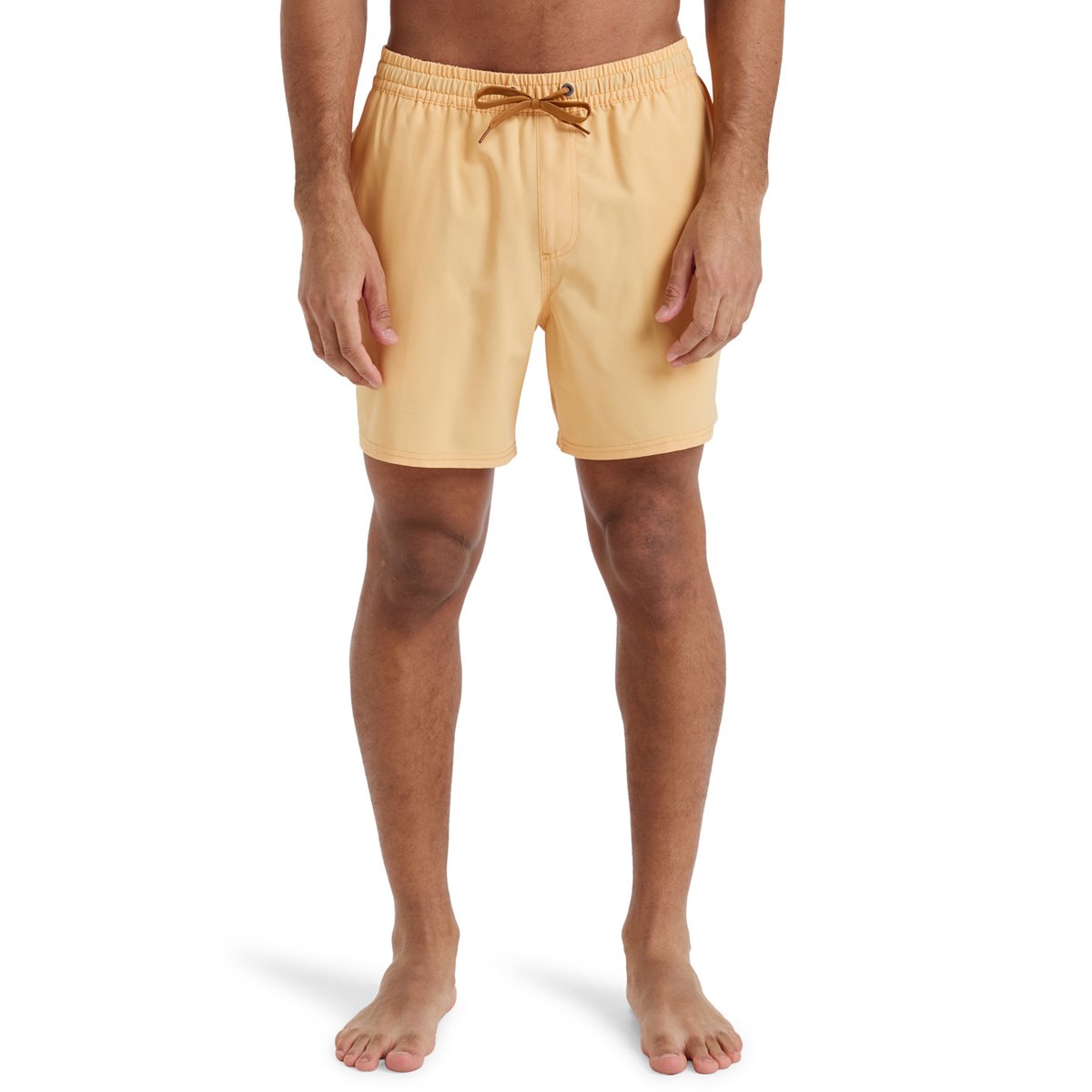 Short de bain SURFSILK SOLID 16" orange chamois, QUIKSILVER