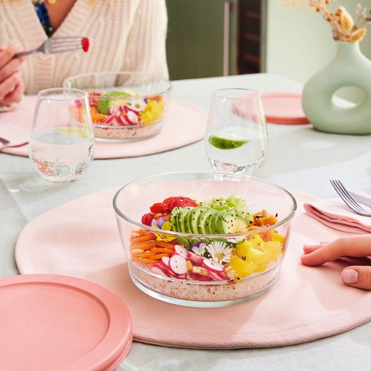 Boite de conservation 110 cl -EAT & JOY orange, LUMINARC