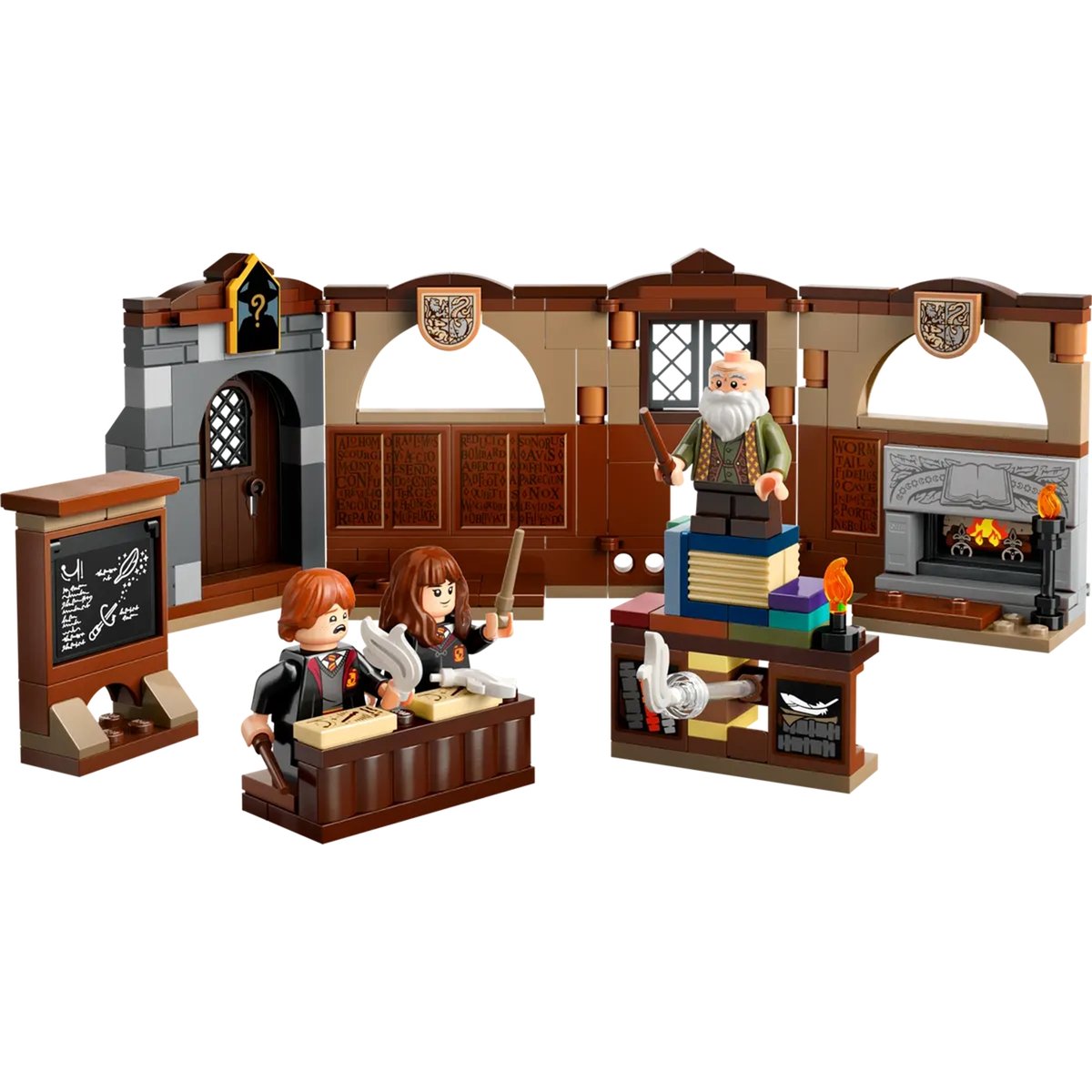Harry Potter Le château de Poudlard : le cours de sortilèges multicolore, LEGO