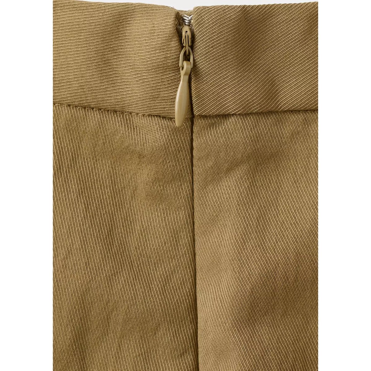 Pantalon droit taille normale kaki, MANGO